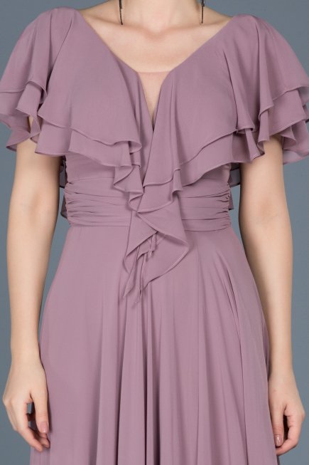 Long Lavender Engagement Dress ABU032