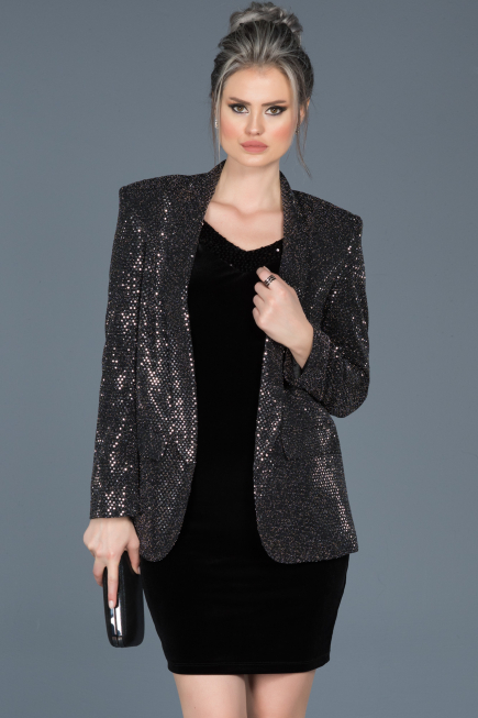 Black Evening Jacket AB90314