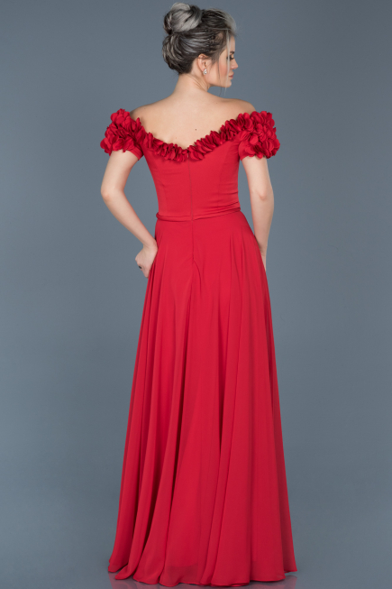 Long Red Evening Dress ABU074