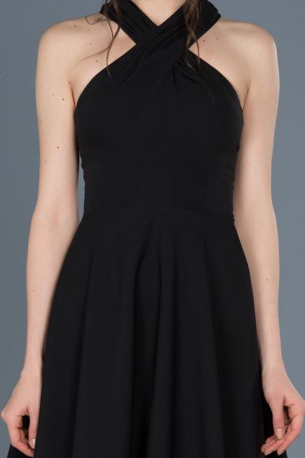 Short Black Invitation Dress ABK392